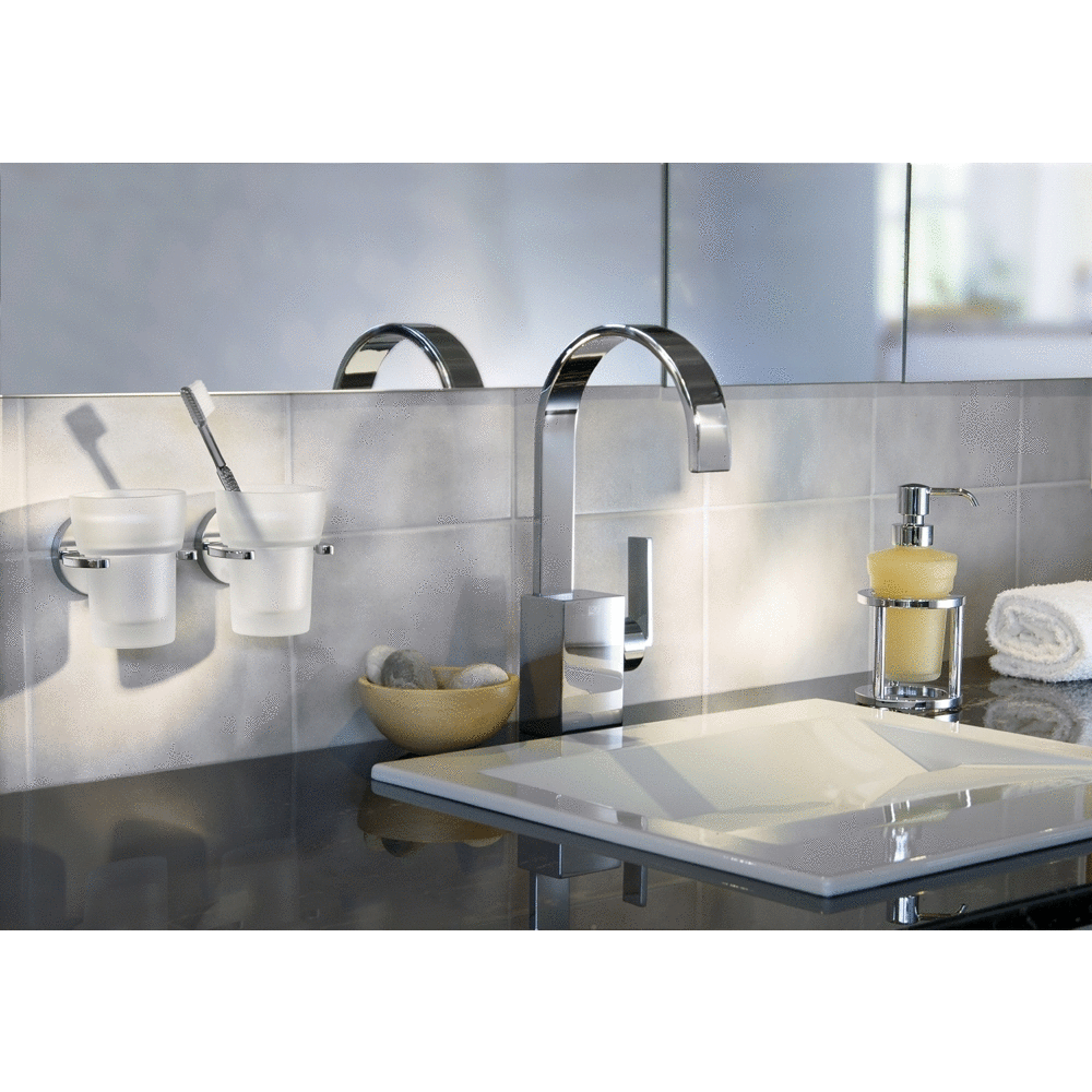 Smedbo Loft Tumbler & Holder LK343 Polished Chrome