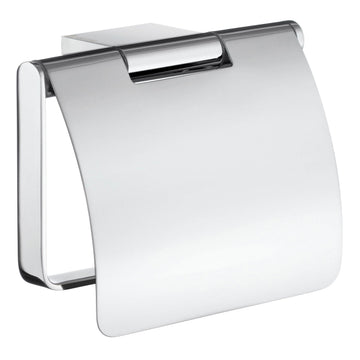 Smedbo Air Toilet Roll Holder with Lid AK3414 Polished Chrome