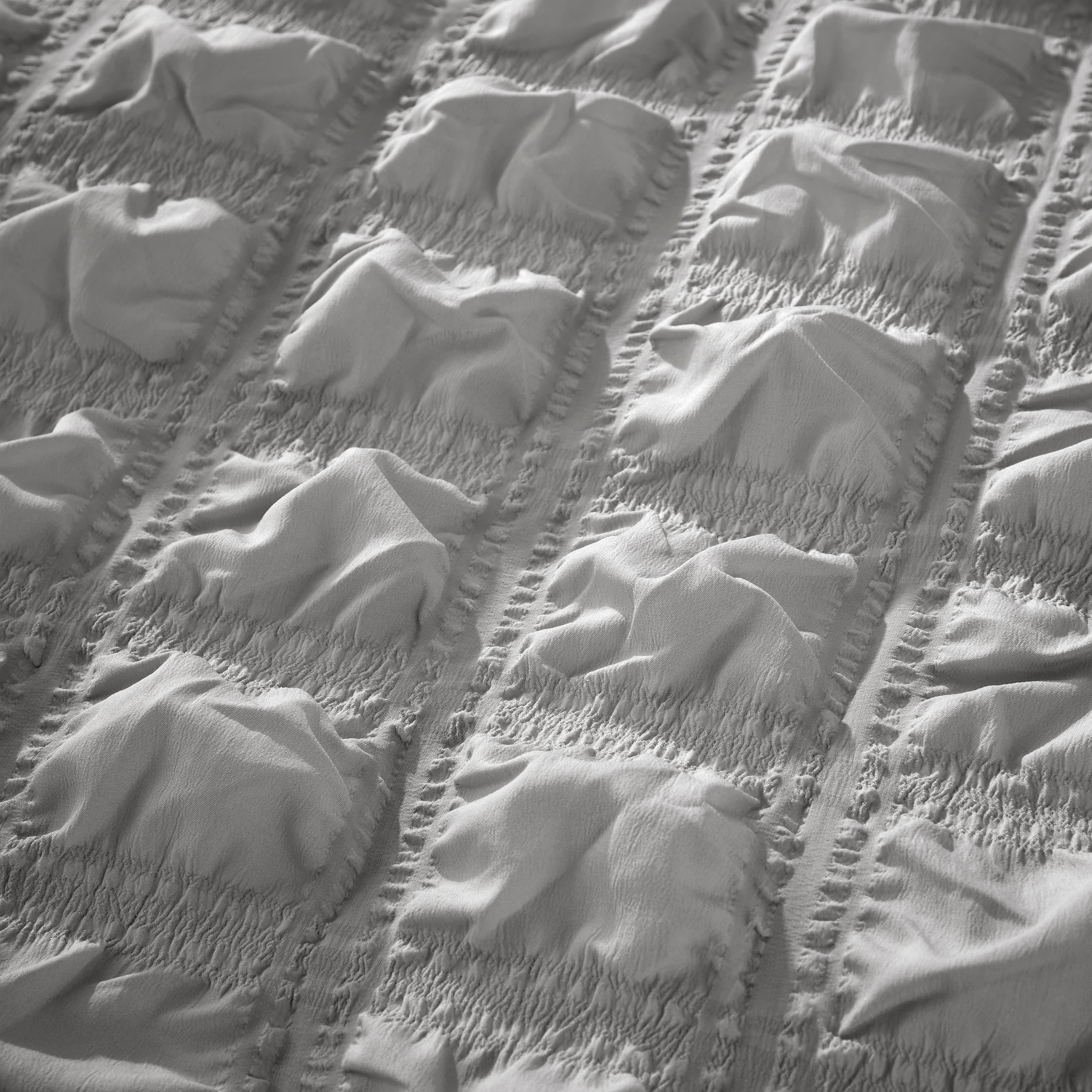 Soho Grey Microfibre Duvet Cover Set with Pillowcases Quilted Super Soft Easy Care Bedding Bed Linen Set by OLIVIA ROCCO