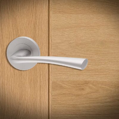 Struma PNP Lever / Round Rose Fire Door Pack