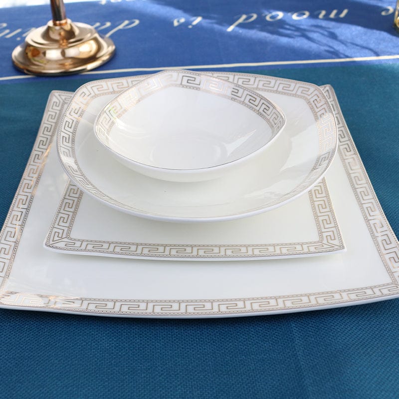 The Glamour Bone China Dinner Set - 16 | 24 Piece