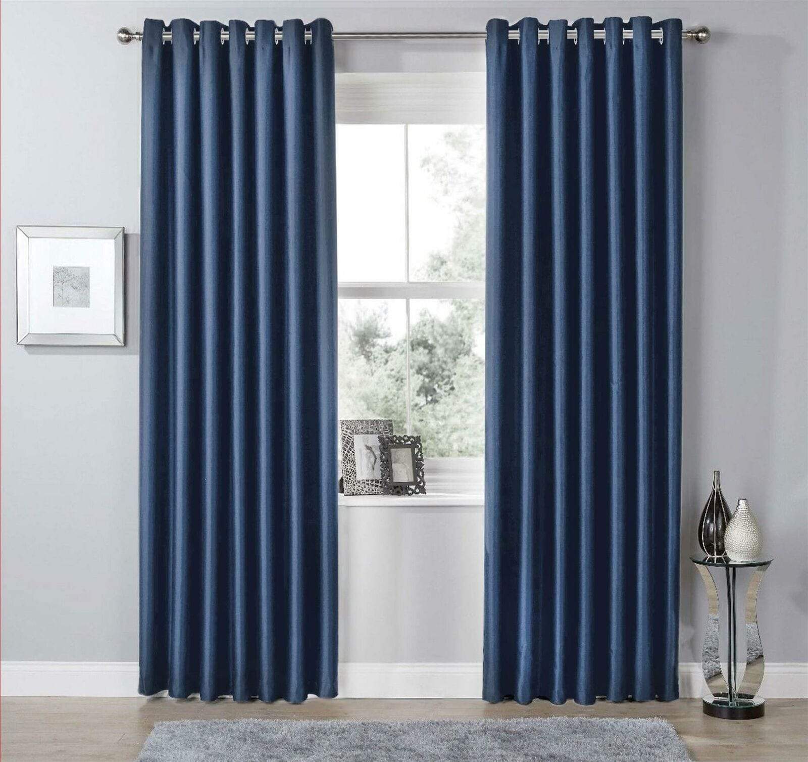 Thermal Blackout Room Darkening Curtains Energy Saving Light Blocking Panels in 12 Colours for Bedrooms and Living Rooms Multiple Sizes by OLIVIA ROCCO