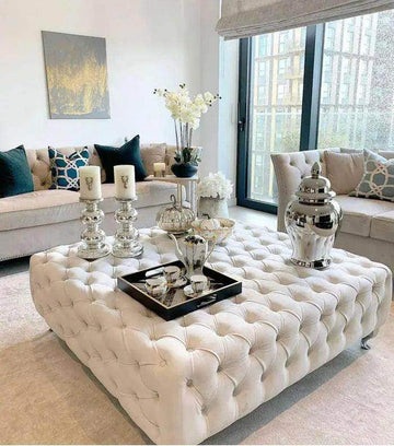 Finsbury One: Elegant Deep Square UK Stool