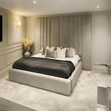 Amora Wall Panel 70" High Headboard – Luxury Upholstered Bed Frame UK