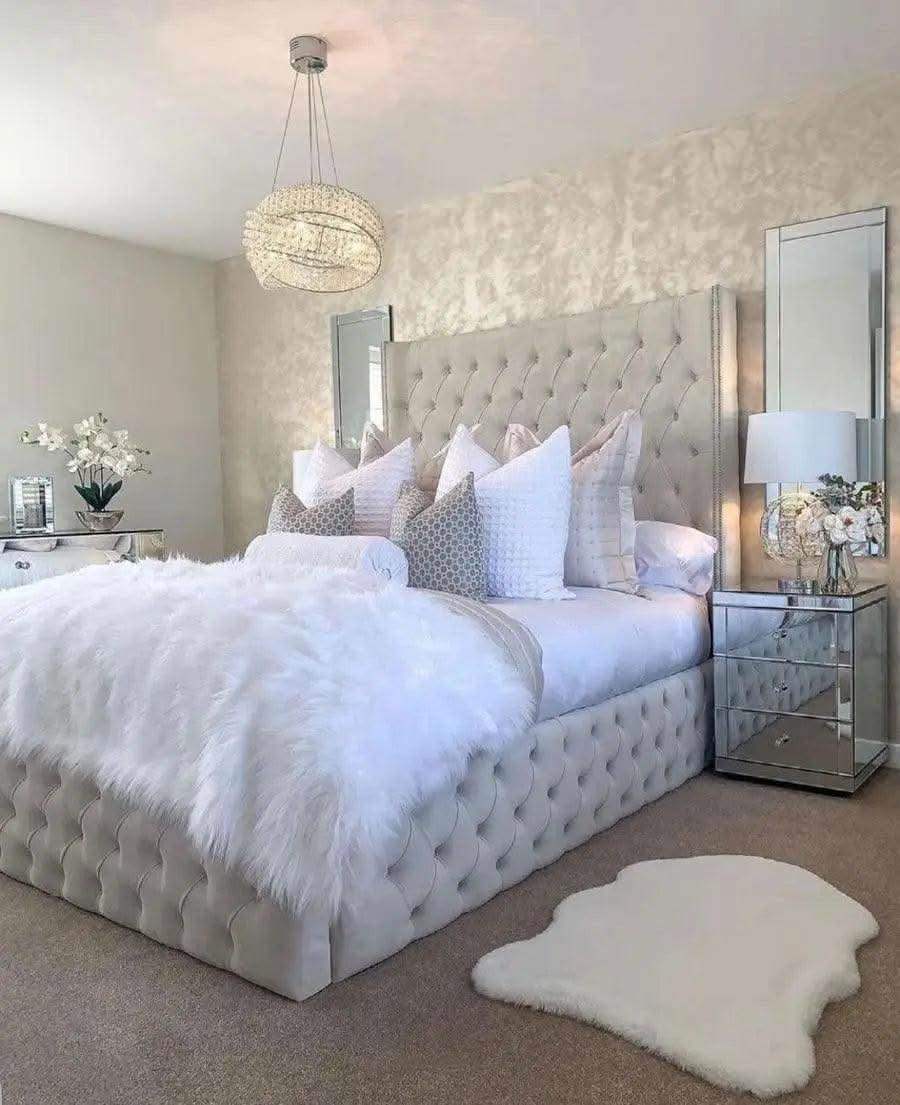 The Bella Wingback Bed 'UK Fully Upholstered'