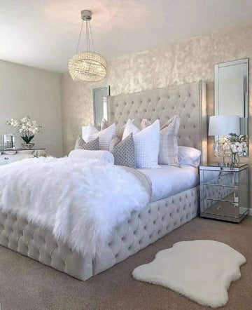 The Bella Wingback Bed 'UK Fully Upholstered'