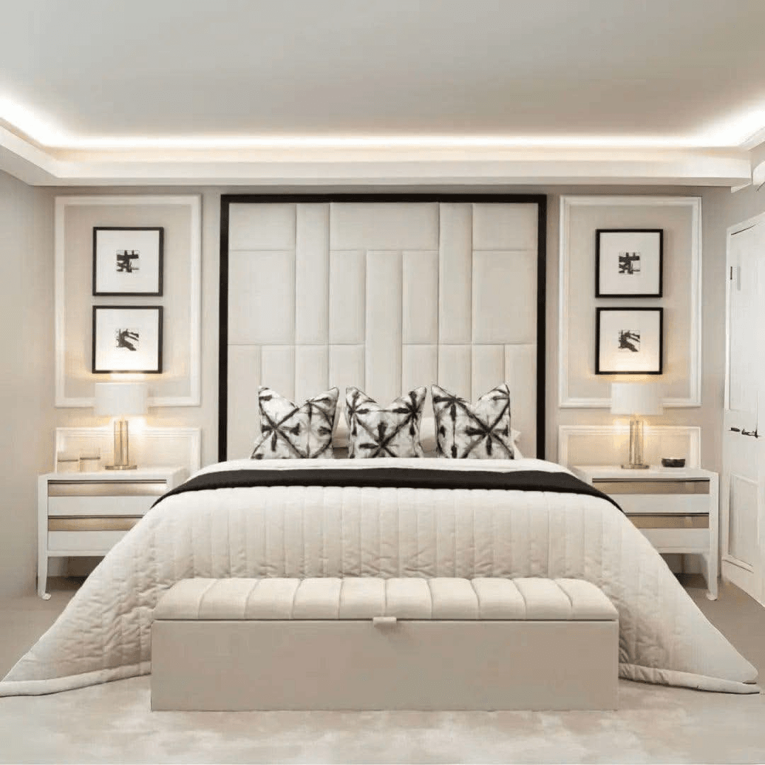 Quebec Wall Panel Bed Frame UK – Stunning Multi-Panel Design | UK Beds Direct