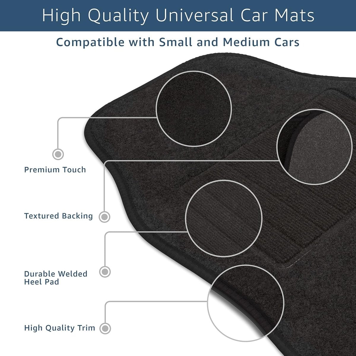 Universal Car Mats - Right Hand Drive