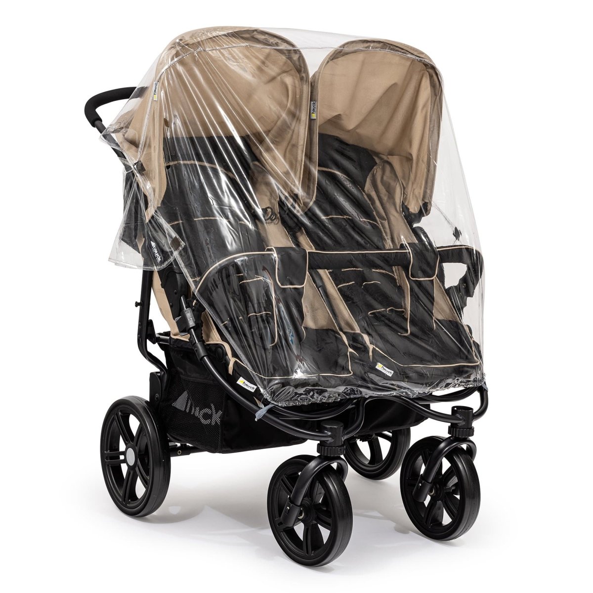 Universal Rain Cover For All Side By Side Pushchairs - Fits All Models