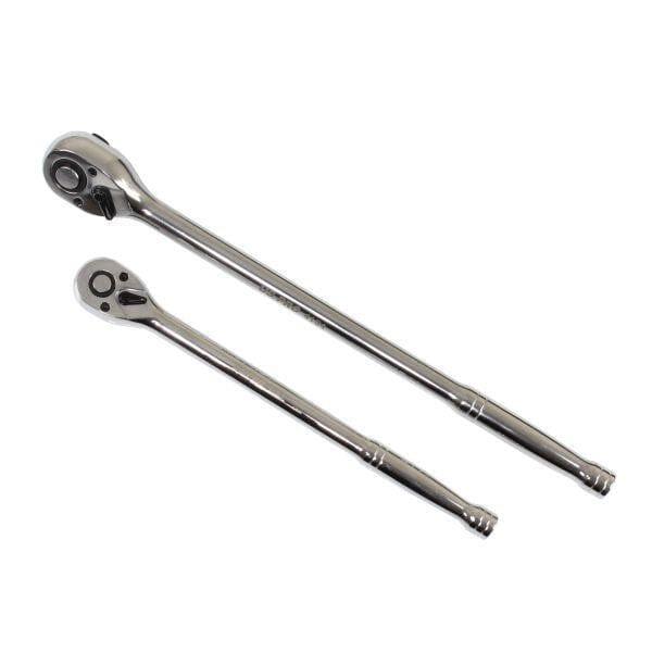 US PRO Tools 2pc Extra Long Ratchet Set 3/8" & 1/2" Drives 4208
