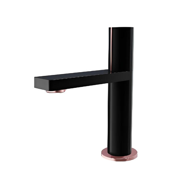 Velar Black Basin Mixer Tap with Click-Clack Waste