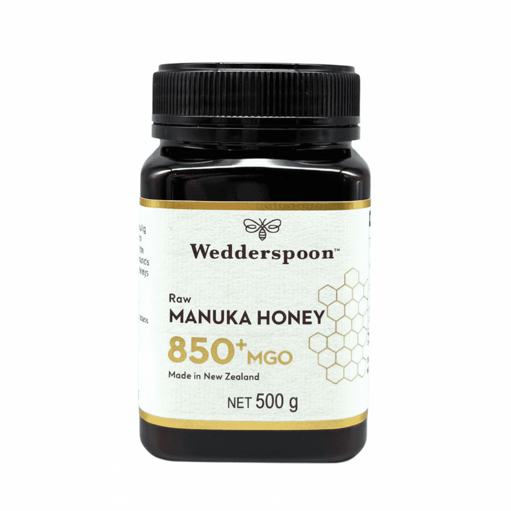Wedderspoon Raw Manuka Honey 850 MGO – 500g