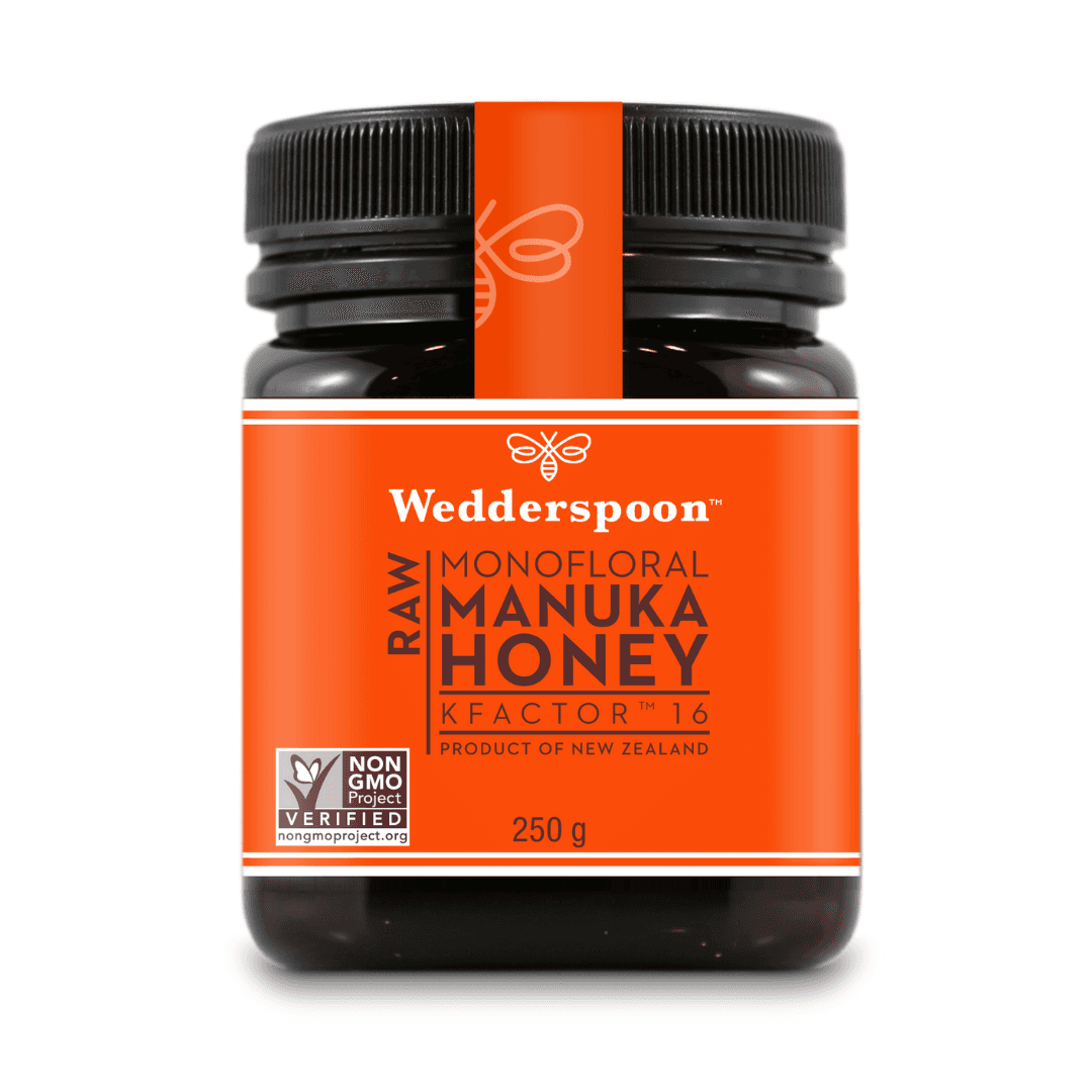 Wedderspoon Raw Manuka Honey KFactor 16+ – 250g