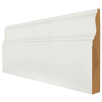 White Primed Ferrol Skirting - 3000mm x 146mm