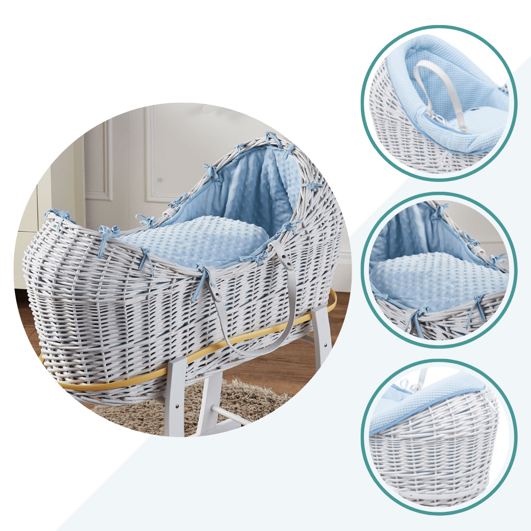 Wicker Pod Baby Deluxe Moses Basket
