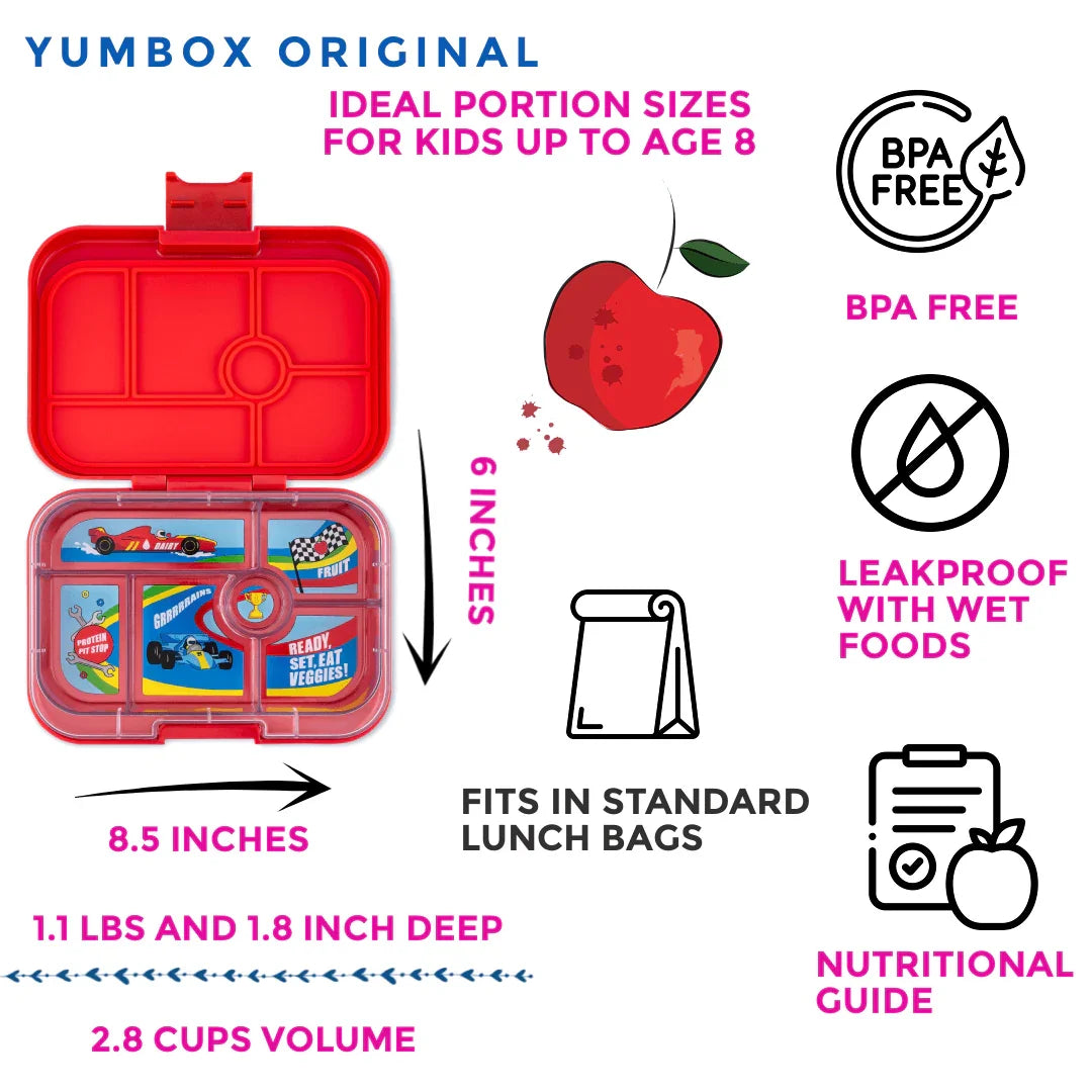 Yumbox Original Leakproof Bento Lunch Box - Various Colours