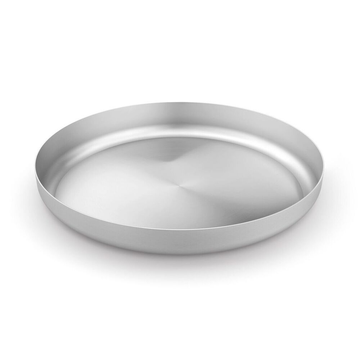 Zack Tweo Premium Brushed Steel Decorative Bowl - 30cm Diameter