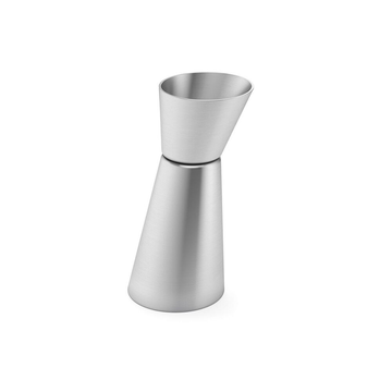 Zack Donare Premium Brushed Steel Cocktail Jigger - Professional 2cl/4cl
