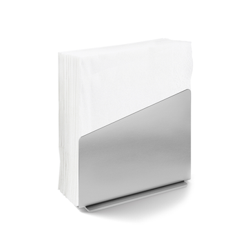 Zack Acio Brushed Stainless Steel Napkin Holder - Premium German Design