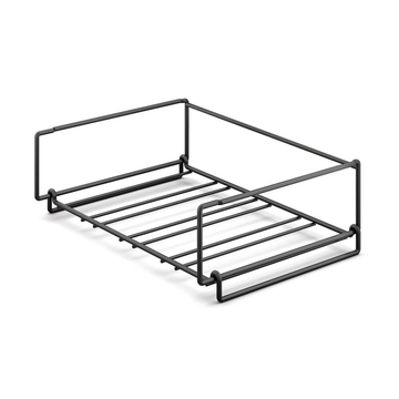 Zack Cubeto Premium Stackable Wine Rack - Powder Coated Black Steel Storage Solution