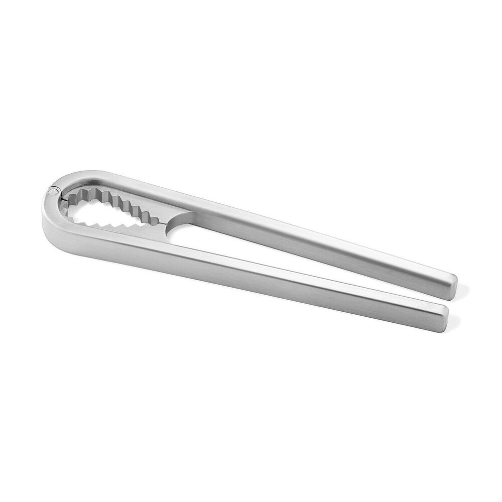Zack Noza Brushed Stainless Steel Nut Cracker - Premium German Engineering