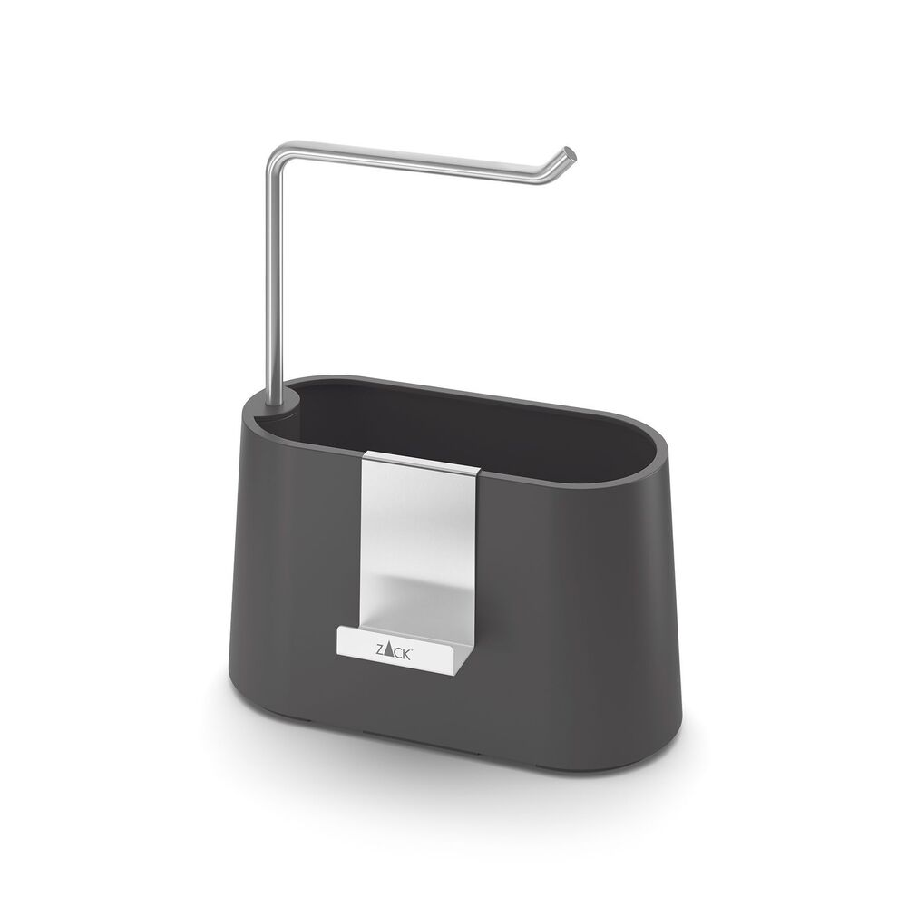 Zack Mavos Premium Brushed Stainless Steel Sink Organiser with 360° Drying Bar - Award-Winning German Design