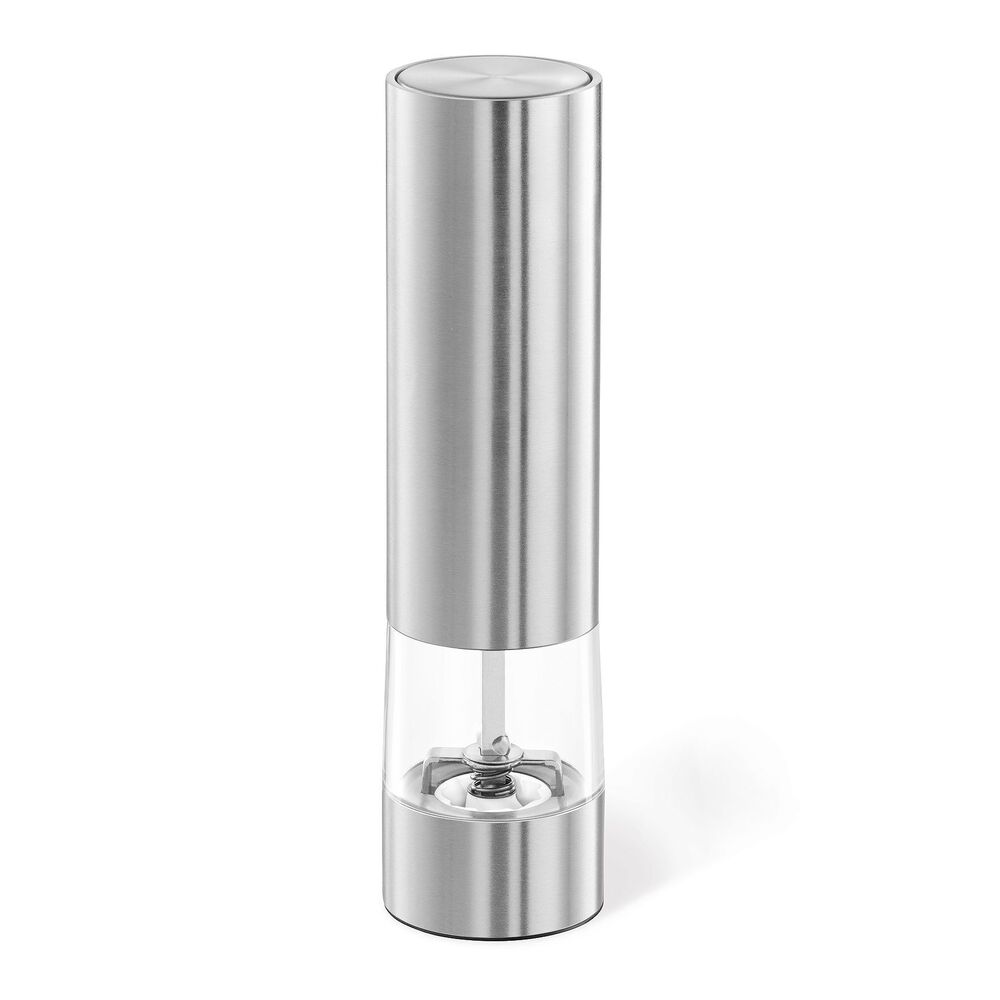 Zack Monino Premium Electric Salt & Spice Mill - Brushed Stainless Steel
