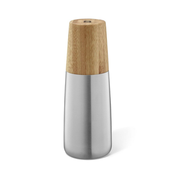 Zack Bevo Premium Bamboo & Stainless Steel Salt Mill - Eco-Luxury Kitchen Essential