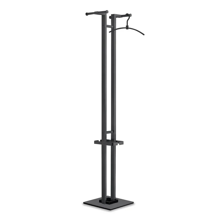 Zack Atacio Black Stainless Steel Coat Rack